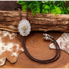 Colar Turkese Store Yellowstone Marrom CL342
