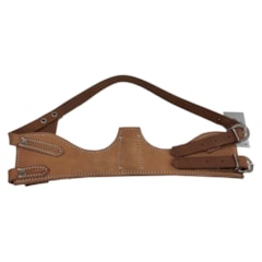 Coleira Aerofagica Top Equine Couro 14157