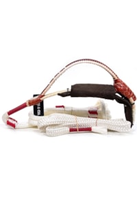 Corda Americana Dap Cordas Esquerda P/Montaria Branco/Branco/Vermelho DAP-CA-ESQ