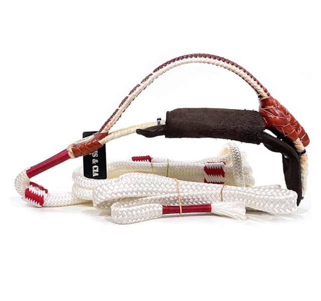 Corda Americana Dap Cordas Esquerda P/Montaria Branco/Branco/Vermelho DAP-CA-ESQ