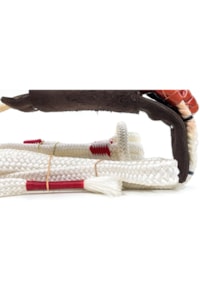 Corda Americana Dap Cordas Esquerda P/Montaria Branco/Branco/Vermelho DAP-CA-ESQ