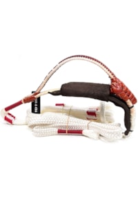 Corda Americana Dap Cordas Esquerda P/Montaria Branco/Branco/Vermelho DAP-CA-ESQ