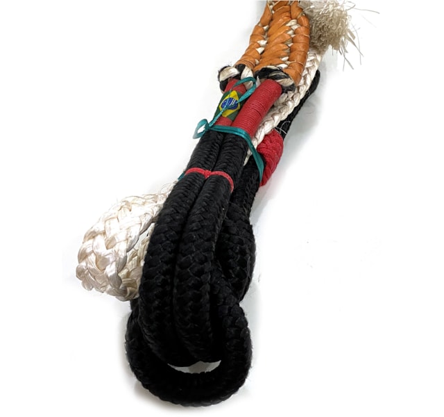 Corda Rodeio Corda Americana p/ Montaria Mista DS Cru/Preto | Cris & Cia