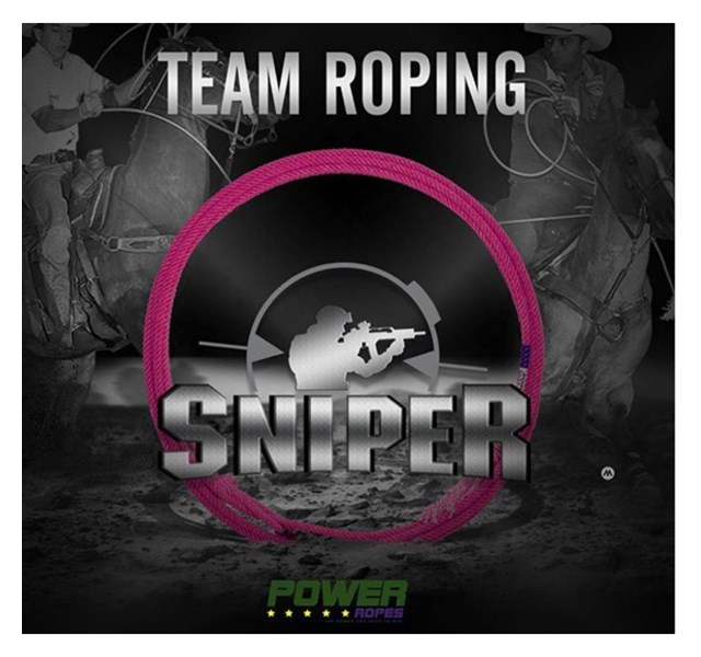 Corda de Laço Power Ropes 4 Tentos Sniper para Team Roping