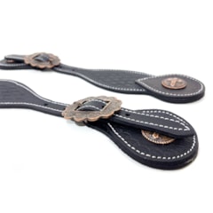 Correia de Espora Top Equine 14880 Preto/Cobre