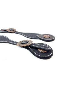 Correia de Espora Top Equine 14880 Preto/Cobre