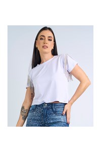 Cropped Miss Country Glow 3095 Branco