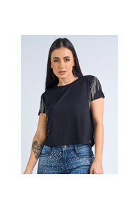 Cropped Miss Country Glow 3095 Preto