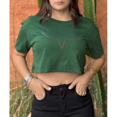 Cropped Moiadeiros CRMF40 Verde Folha