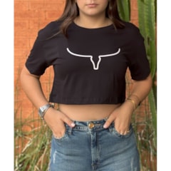 Cropped Moiadeiros CRMF41 Preto
