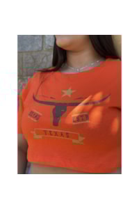 Cropped Moiadeiros Laranja CRMF45