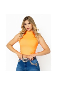 Cropped Ox Horns Laranja 7510