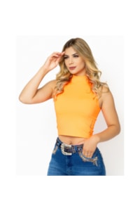 Cropped Ox Horns Laranja 7510