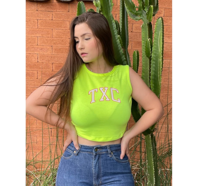 Cropped TXC 50871 Verde Neon