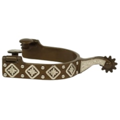 Espora Partrade 239034 Antique Diamond Floral Spurs Level 2