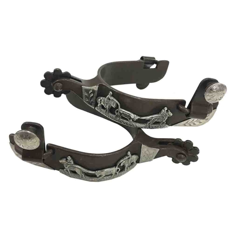 Espora Partrade 258489 Antique Team Roping Spurs Level 2 Crisecia