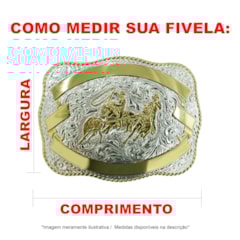 Fivela Montana Silversmith Laço em Dupla 2130