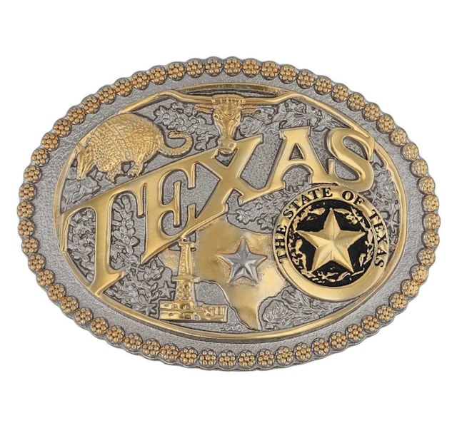 Fivela Montana Silversmiths Texas 60811TXP2