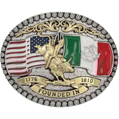 Fivela Montana Silversmiths USA A958