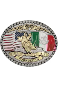 Fivela Montana Silversmiths USA A958