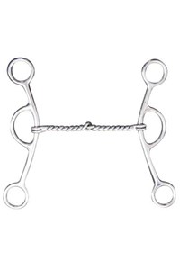 Freio Boots Horse SS Training Bit Twisted Wire MTH 81/2" Cheeks 6714