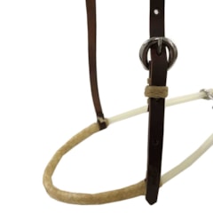 Gamarra para Cavalo Equitech Corda Dupla/Couro/Inervo GM02FT-EQ