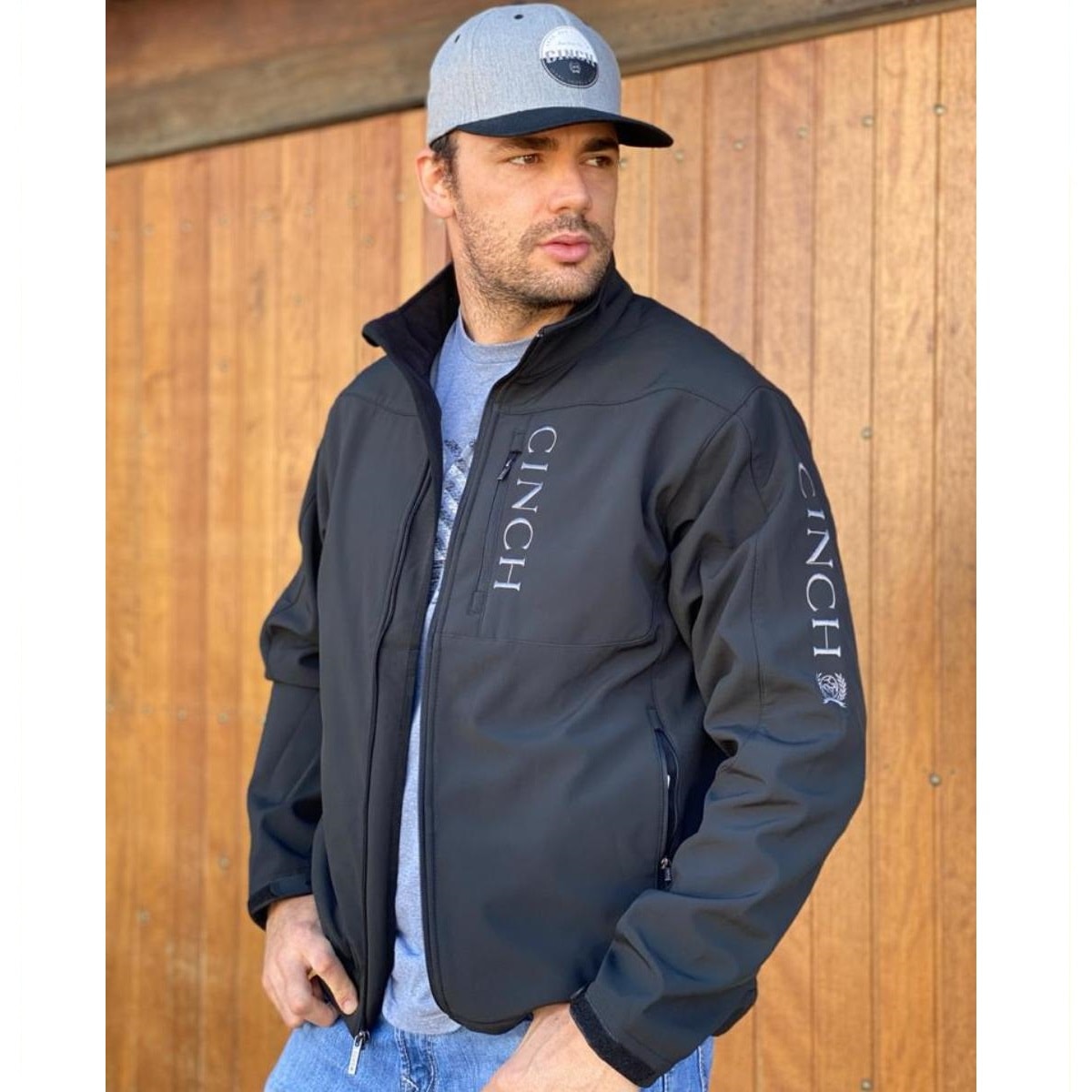 Jaqueta Cinch Importado Preto MWJ1043014-BLK | Cris & Cia