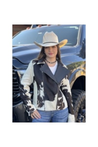 Jaqueta Goyazes Cowhide-PRT