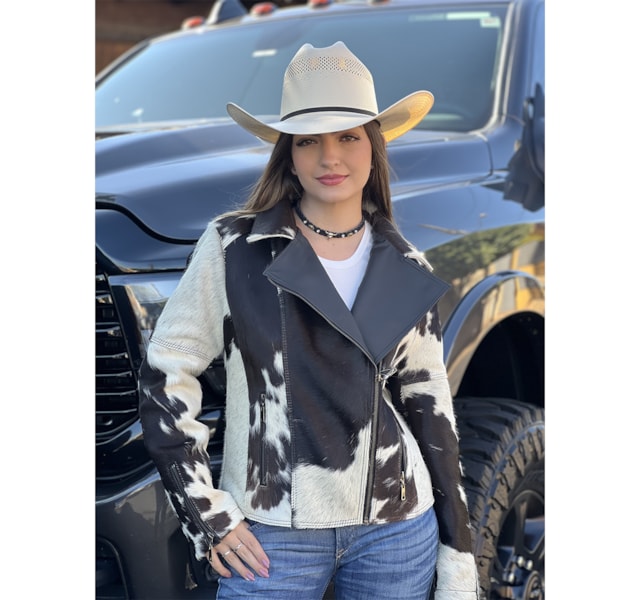 Jaqueta Goyazes Cowhide-PRT