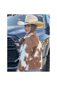 Jaqueta Gys Ranch COWHIDE-CARAM