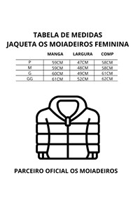 Jaqueta Moiadeiros Dupla Face JQTF64
