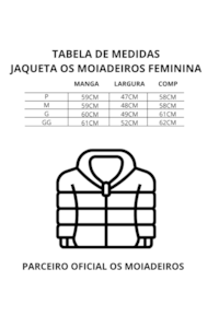 Jaqueta Moiadeiros Metalizado JQTF77