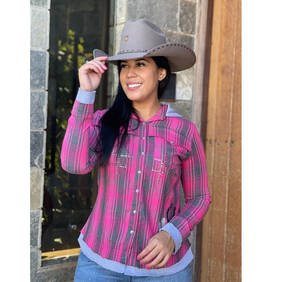 Jaqueta Zenz Western Rose ZW0123051 | Cris & Cia