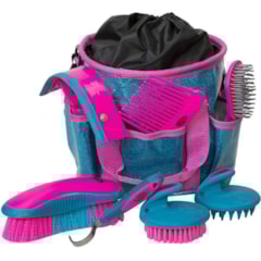 Kit Weaver para Limpeza e Higiene Animal Gliter Azul/Rosa 65-2054