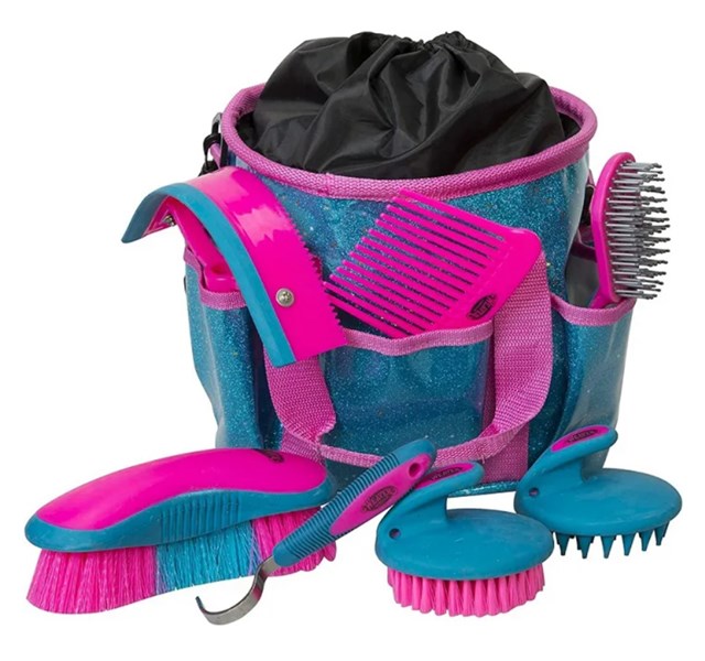 Kit Weaver para Limpeza e Higiene Animal Gliter Azul/Rosa 65-2054