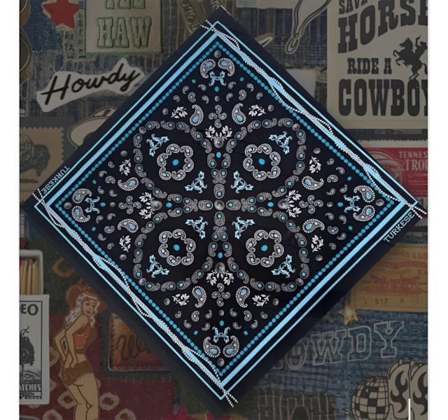 Lenço Turkese Store Paisley LE10