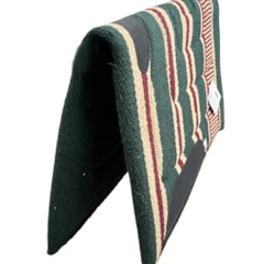 Manta Mustang Importada Verde/Bege/Bordo 1119-MU