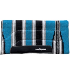 Manta Top Equine 12477 Azul Claro/Preto/Cinza