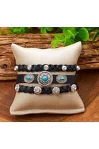 Mix de Pulseiras Turkese Store Houston Black PL339