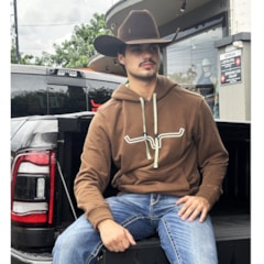 Moletom Kimes Ranch FAST TALKER Marrom