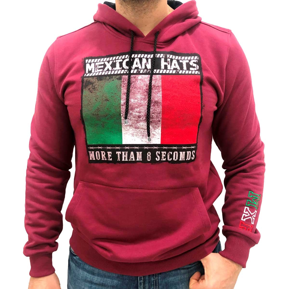 mexican flag moletom com capuzs