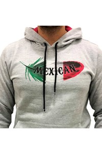 Moletom Mexican Hats Cinza Mescla Feather