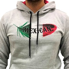 Moletom Mexican Hats Cinza Mescla Feather