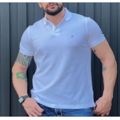 Polo Tommy Hilfiger Regular Fit THMW0MW35605-THDW5 Branco