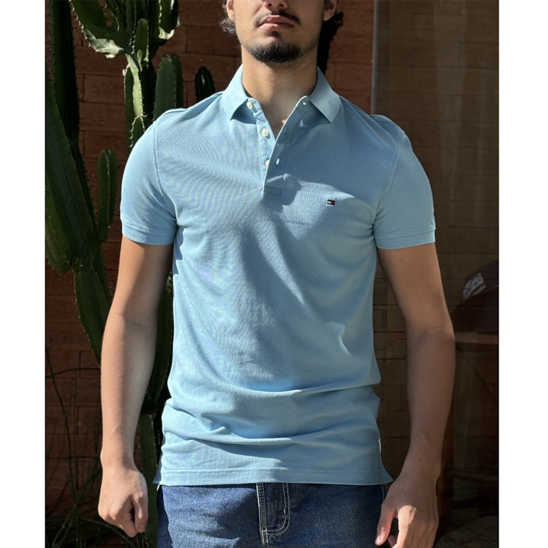 Polo Tommy Hilfiger Slim Fit THMW0MW32347THCYW Crisecia