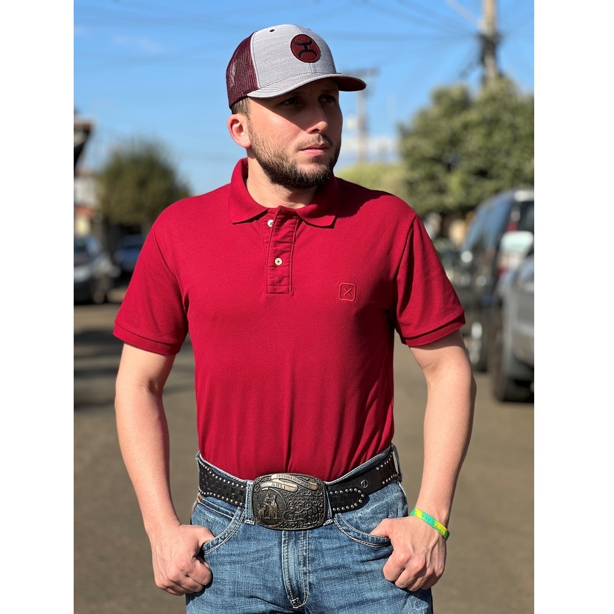 Polo TXC Vinho 6337 | Cris & Cia