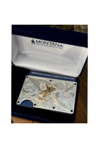 Porta Cartão Montana Silversmiths Fig Opt Bulls CRCARD2