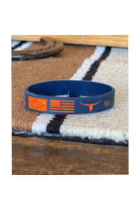 Pulseira Moiadeiros Silicone Azul Marinho PULMO