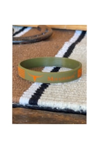 Pulseira Moiadeiros Silicone Verde Militar PULMO