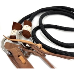 Rédea Pyramid De Nylon/ Argolas e Couro 721
